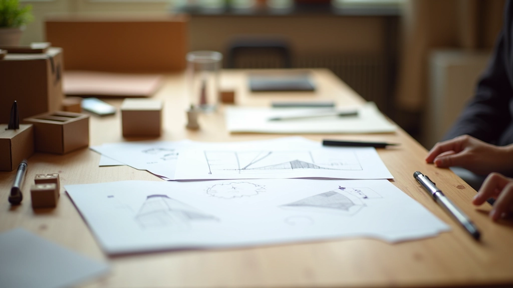 Prototipo cartaceo e oggetti di test per iterazione rapida e valutazione della soluzione